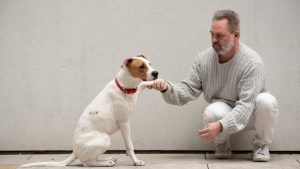 Edward with dog